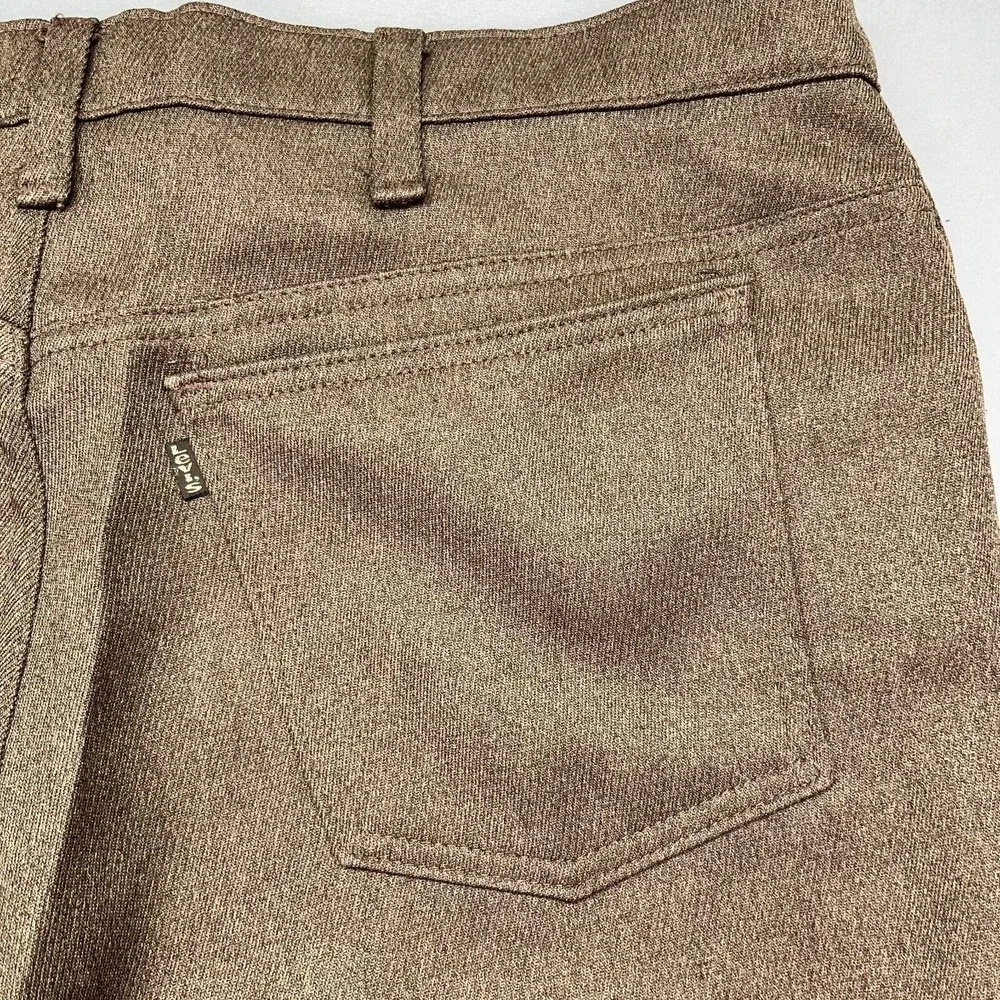 Levi's Vintage‎ 90s Black/Gold Tab Pants/Slacks Brown Fits 38